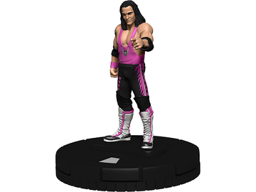 Collectible Miniature Games Wizkids - WWE - HeroClix - Wave 2 - Bret Hit Man Hart - Cardboard Memories Inc.