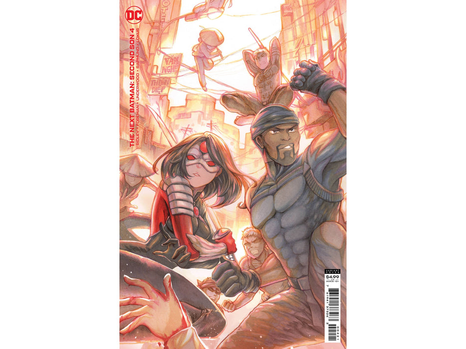 Comic Books DC Comics - Next Batman Second Son 004 of 4 - Lin Card Stock Variant Edition (Cond. VF-) - 12392 - Cardboard Memories Inc.