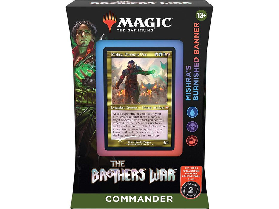 Trading Card Games Magic the Gathering - Brothers War - Commander Deck - Mishra's Burnished Banner - Cardboard Memories Inc.