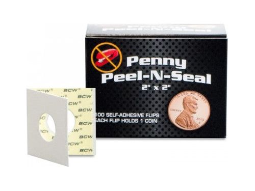Supplies BCW - Penny Peel-N-Seal Coin Flips - Cardboard Memories Inc.