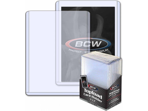 Supplies BCW - Top Loaders - 3x4 Thick 108pt Pack - Cardboard Memories Inc.