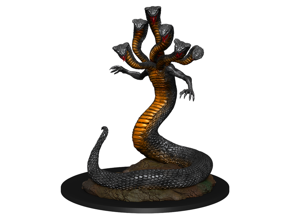 Role Playing Games Wizkids - Dungeons and Dragons - Unpainted Miniature - Nolzurs Marvellous Miniatures - Yuan-Ti Anathema - 90256 - Cardboard Memories Inc.