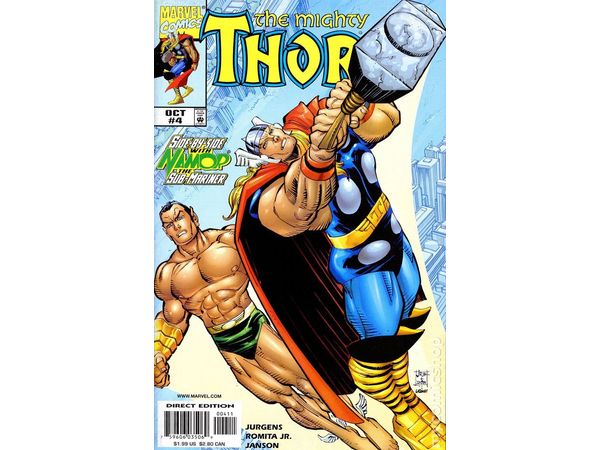Comic Books Marvel Comics - Thor (1998-2004 2nd Series) 004 - (Cond. VG- 3.5) - 8425 - Cardboard Memories Inc.