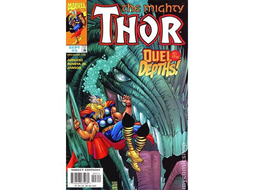 Comic Books Marvel Comics - Thor (1998-2004 2nd Series) 003 - (Cond. VF-) - 8424 - Cardboard Memories Inc.