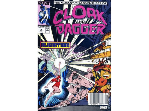 Comic Books Marvel Comics - Cloak & Dagger (1988 3rd Series) 003 (Cond. FN) - 12071 - Cardboard Memories Inc.