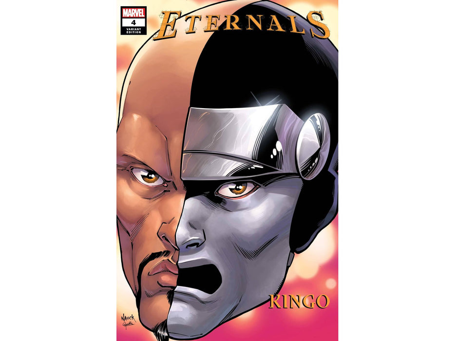 Comic Books Marvel Comics - Eternals 004 - Nauck Headshot Variant Edition (Cond. VF-) - 12375 - Cardboard Memories Inc.