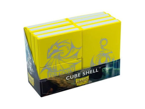 Supplies Arcane Tinmen - Dragon Shield - Cube Shell - Lightning Bolt Yellow - Cardboard Memories Inc.