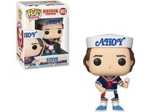 Action Figures and Toys POP! - Television - Stranger Things - Steve - with Hat and Ice Cream - Cardboard Memories Inc.