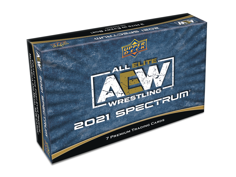 Sports Cards Upper Deck - 2021 - All Elite Wrestling AEW - Spectrum - Hobby Box - Cardboard Memories Inc.
