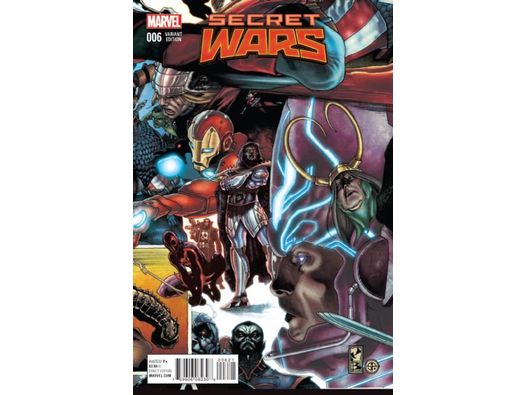 Comic Books Marvel Comics - Secret Wars 006 - Bianchi Variant Cover - 0084 - Cardboard Memories Inc.