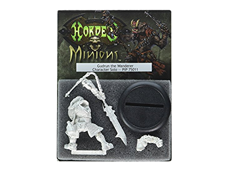 Collectible Miniature Games Privateer Press - Hordes - Minions - Gudrun the Wanderer Character Solo - PIP 75011 - Cardboard Memories Inc.