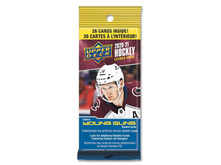 Sports Cards Upper Deck - 2020-21 - Hockey - Extended Series - Fat Pack Box - Cardboard Memories Inc.