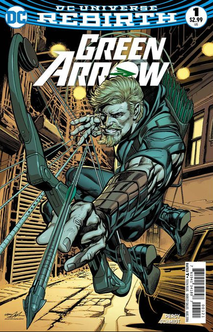 Comic Books DC Comics - Green Arrow (2016 5th Series) 001 - Cover B Variant Edition (Cond. FN) - 4262 - Cardboard Memories Inc.