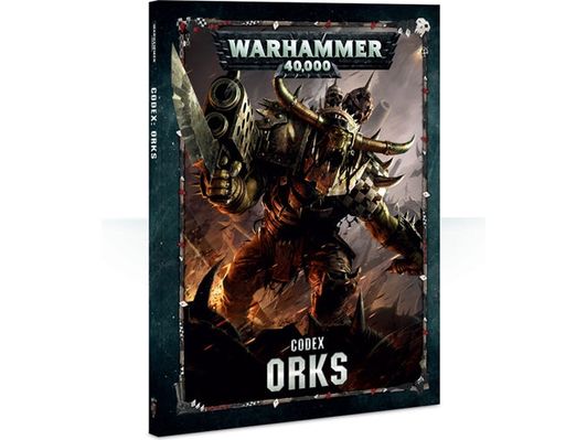 Collectible Miniature Games Games Workshop - Warhammer 40K - Codex - Orks - Hardcover - 50-01-60 8th Edition - OUT OF PRINT - Cardboard Memories Inc.