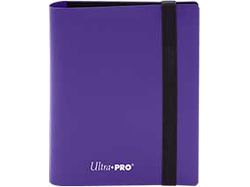 Supplies Ultra Pro - 2 Pocket - Pro-Binder - Royal Purple - Cardboard Memories Inc.