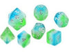 Dice Sirius Dice - 7 Die Set - Blue Hawaiian - Cardboard Memories Inc.
