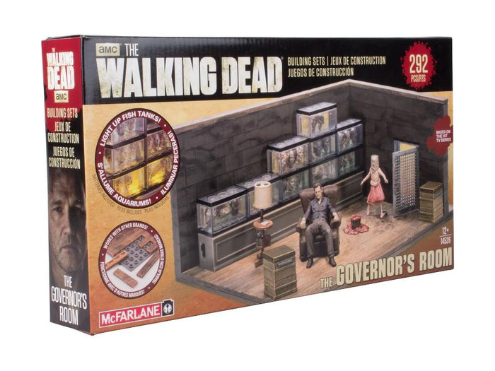 Action Figures and Toys McFarlane Toys - Walking Dead Building Sets - The Governors Room - Cardboard Memories Inc.