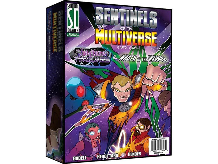 Card Games Greater Than Games - Sentinels of the Multiverse - Shattered Timelines & Wrath of the Cosmos Double Expansion - Cardboard Memories Inc.