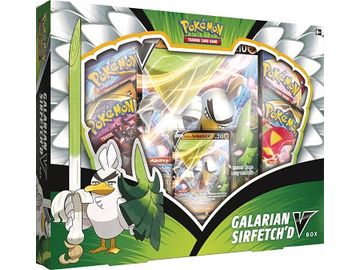 Trading Card Games Pokemon - Galarian Sirfetchd - V Box - Cardboard Memories Inc.