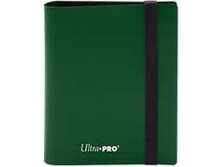 Supplies Ultra Pro - 2 Pocket - Pro-Binder - Forest Green - Cardboard Memories Inc.