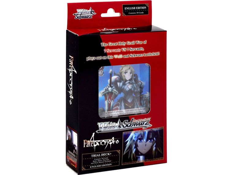 Trading Card Games Bushiroad - Weiss Schwarz - Fate Apocrypha - Trial Deck - Cardboard Memories Inc.