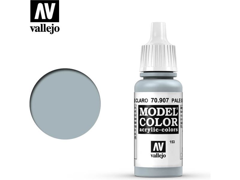 Paints and Paint Accessories Acrylicos Vallejo - Pale Grey Blue - 70 907 - Cardboard Memories Inc.