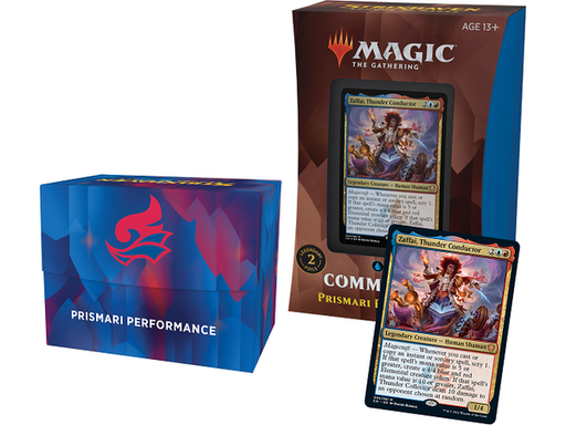 Trading Card Games Magic The Gathering - 2021 - Strixhaven - Commander Deck - Prismari Performance - Cardboard Memories Inc.