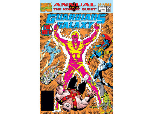 Comic Books Marvel Comics - Guardians of the Galaxy (1990 1st Series) Annual 001 (Cond. FN) - 4190 - Cardboard Memories Inc.