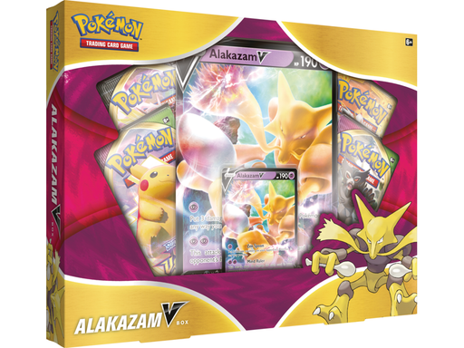 Trading Card Games Pokemon - Sword and Shield - Alakazam V Box - Cardboard Memories Inc.