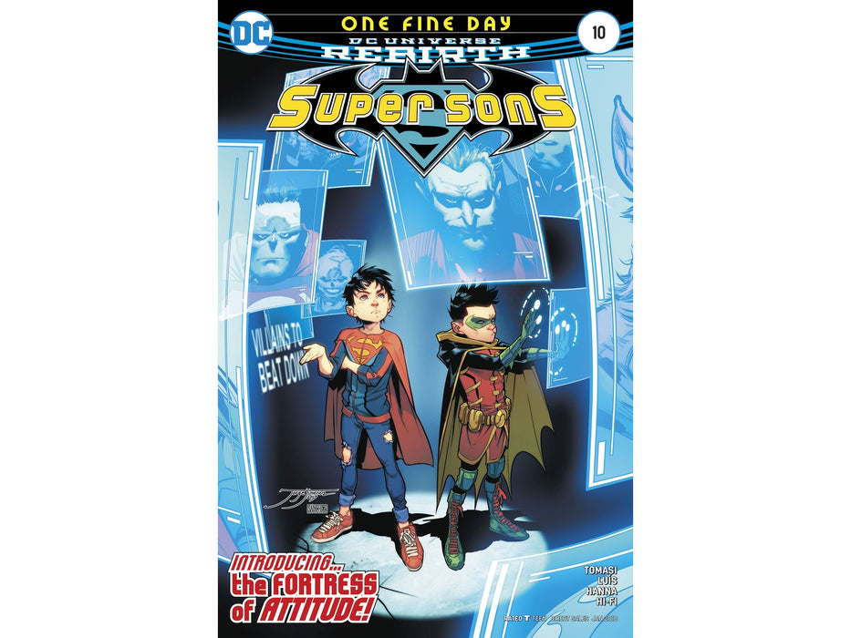 Comic Books DC Comics - Super Sons 010 (Cond. VF-) - 3963 - Cardboard Memories Inc.