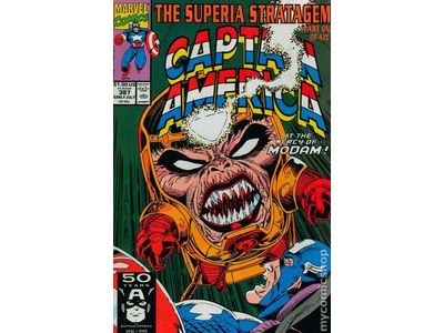Comic Books Marvel Comics - Captain America (1968 1st Series) 387 - 7282 - Cardboard Memories Inc.