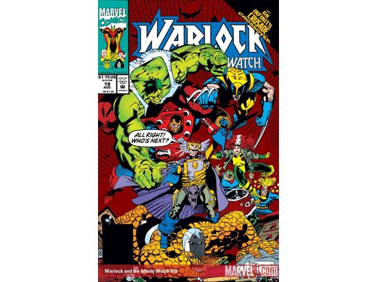 Comic Books Marvel Comics - Warlock and the Infinity Watch 019 - 5945 - Cardboard Memories Inc.