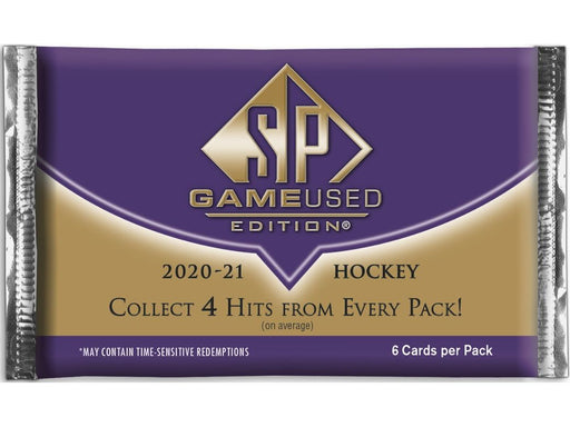 Sports Cards Upper Deck - 2020-21 - Hockey - SP Game Used - Hobby Box - Cardboard Memories Inc.