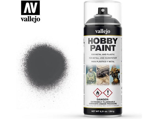 Paints and Paint Accessories Acrylicos Vallejo - Paint Spray - Panzer Grey - 28 002 - Cardboard Memories Inc.