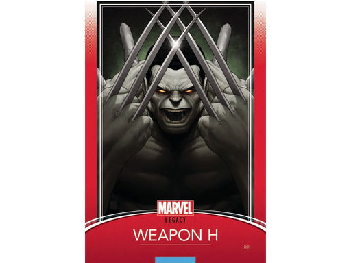 Comic Books Marvel Comics - Weapon H 001 - Trading Card Cover - 2667 - Cardboard Memories Inc.