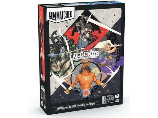 Board Games Restoration Games - Unmatched - Battle of Legends - Volume 1 - Cardboard Memories Inc.