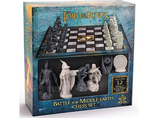 Board Games The Noble Collection - Lord of The Rings - Battle For Middle Earth - Chess Set - Cardboard Memories Inc.