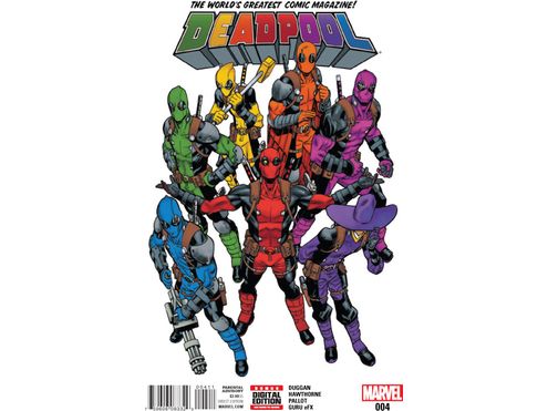 Comic Books Marvel Comics - Deadpool 004 - 4353 - Cardboard Memories Inc.