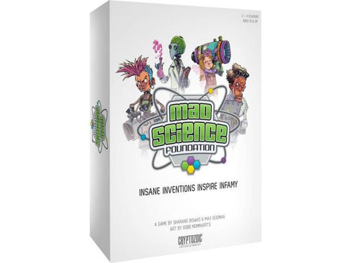 Board Games Cryptozoic - Mad Science Foundation Board Game - Cardboard Memories Inc.