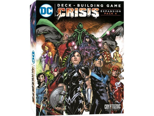 Deck Building Game Cryptozoic - DC Comics Deckbuilding Game - Crisis Expansion Pack 4 - Cardboard Memories Inc.