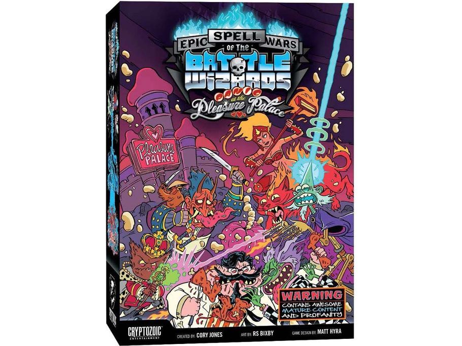 Card Games Cryptozoic - Epic Spell Wars of the Battle Wizards - Panic at the Pleasure Palace - Cardboard Memories Inc.
