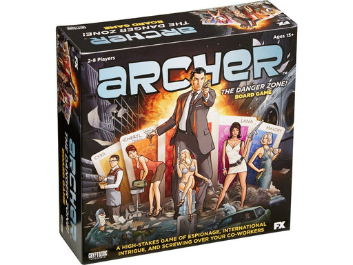 Board Games Cryptozoic - Archer - The Danger Zone! - Board Game - Cardboard Memories Inc.