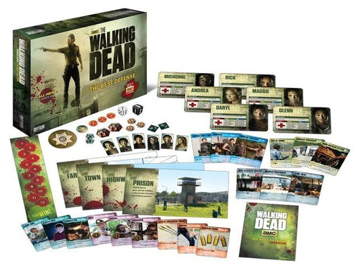 Action Figures and Toys Cryptozoic - Walking Dead Board Game - The Best Defense - Cardboard Memories Inc.