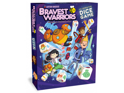 Dice Games Cryptozoic - Bravest Warriors - Co-Operative Dice Game - Cardboard Memories Inc.