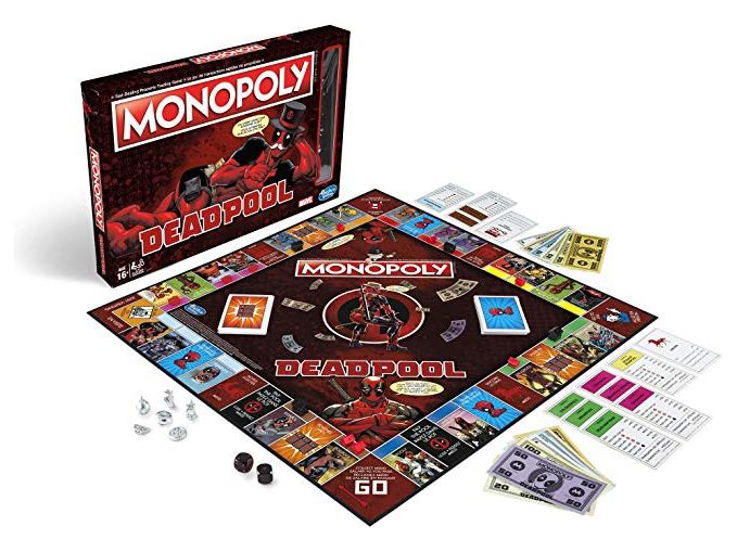 Board Games Usaopoly - Monopoly - Deadpool - Cardboard Memories Inc.