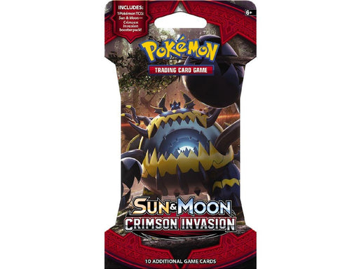 Trading Card Games Pokemon - Sun and Moon - Crimson Invasion - Blister Pack - Cardboard Memories Inc.