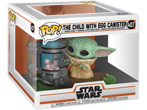 Action Figures and Toys POP! - Movies - Star Wars - The Mandalorian - The Child with Egg Canister - Cardboard Memories Inc.