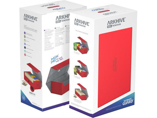 Supplies Ultimate Guard - Arkhive - Red Xenoskin - 800 - Cardboard Memories Inc.