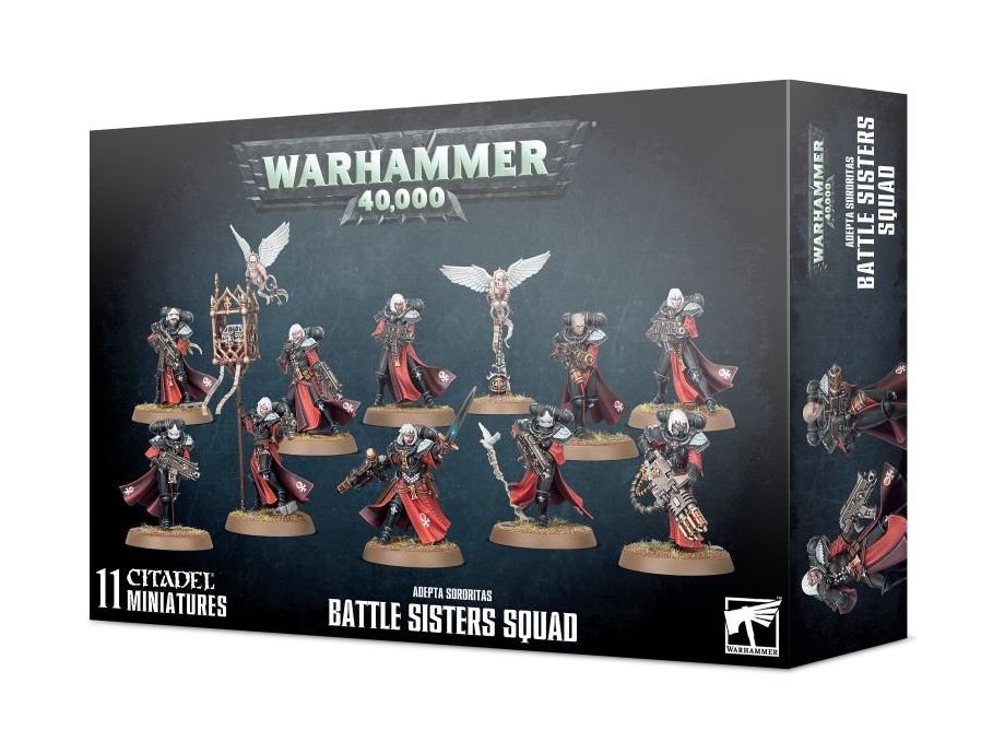 Collectible Miniature Games Games Workshop - Warhammer 40K - Adepta Sororitas - Battle Sisters Squad - 52-20 - Cardboard Memories Inc.