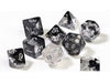 Dice Sirius Dice - 7 Die Set - Translucent Spades - Cardboard Memories Inc.
